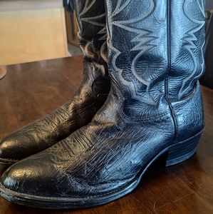 Genuine smooth ostrich boots - Larry Mahan USA